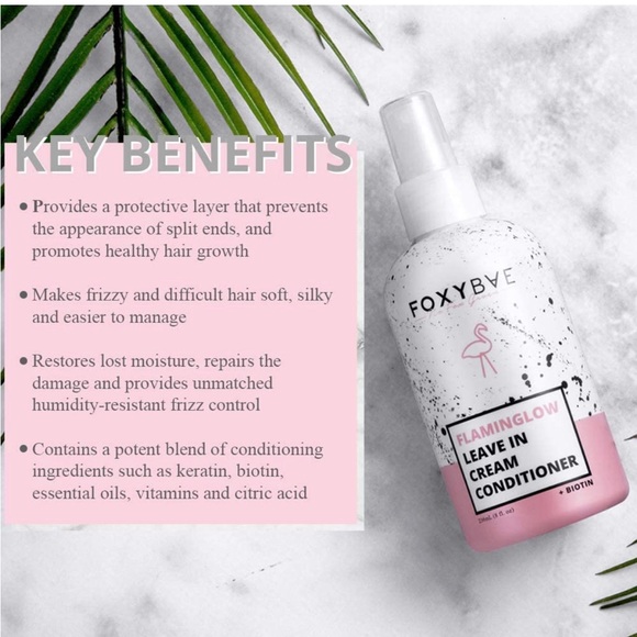 Foxybae Hair New Foxybae Flamingo Leave In Cream Conditioner Poshmark
